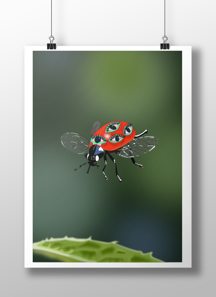 Mockup ladybug